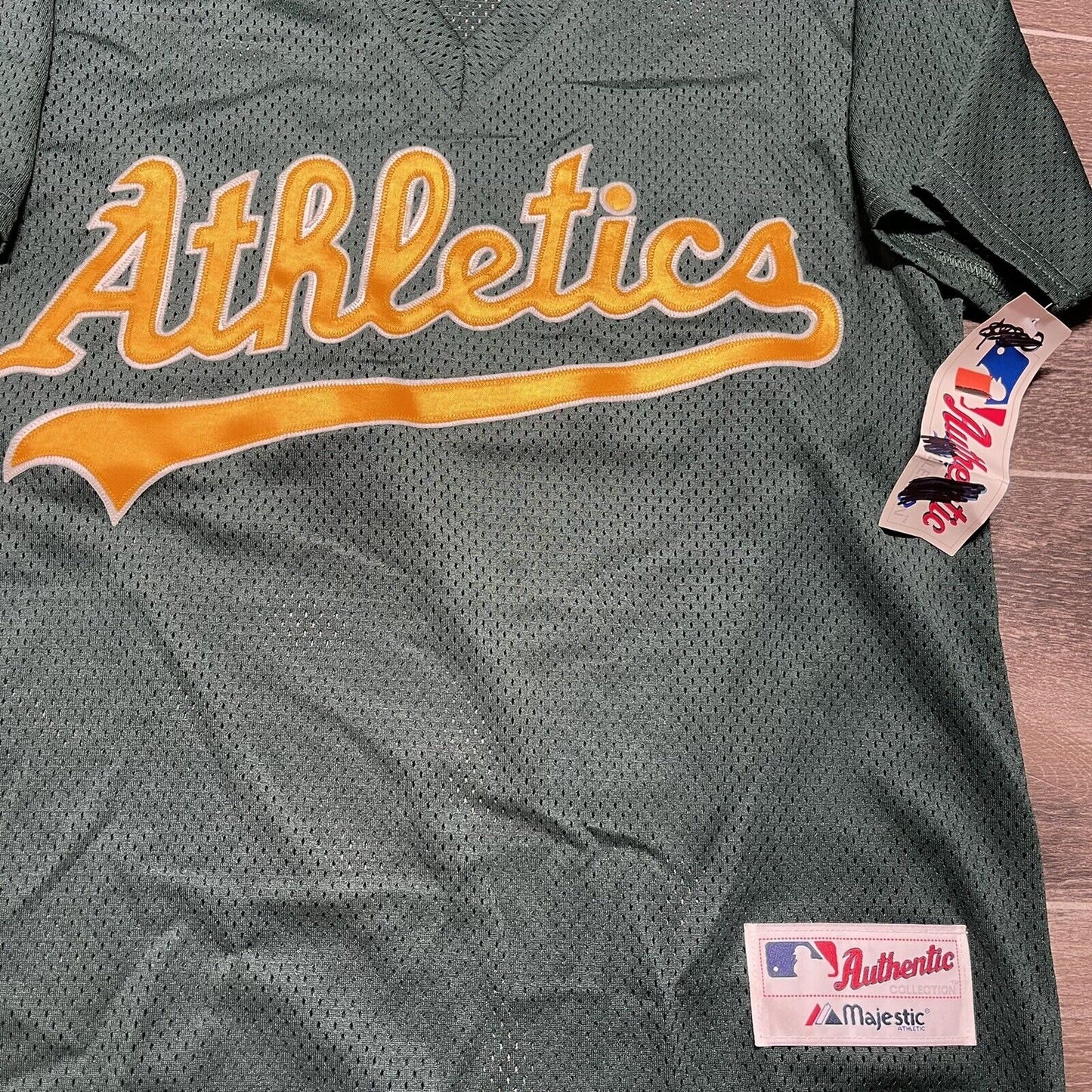 vintage Oakland athletics majestic jersey size medium