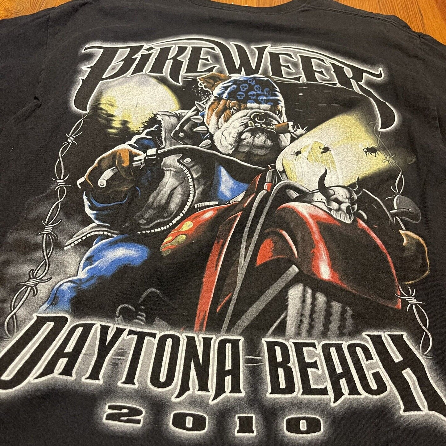 2010 Daytona Bike Week T Shirt Motorcycle Size Large