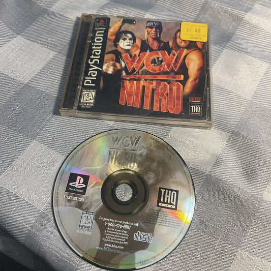 WCW Nitro (Sony PlayStation 1) Wrestling PS1 Complete - Tested - Working