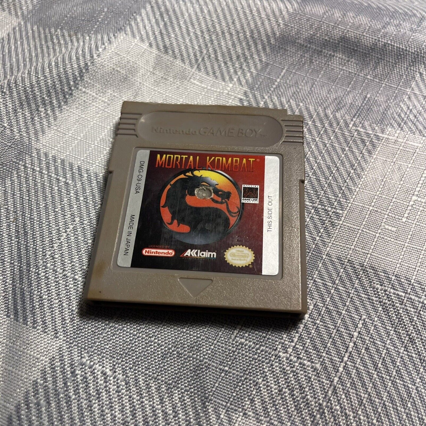 Mortal Kombat (Nintendo Game Boy, 1993) Tested And Works