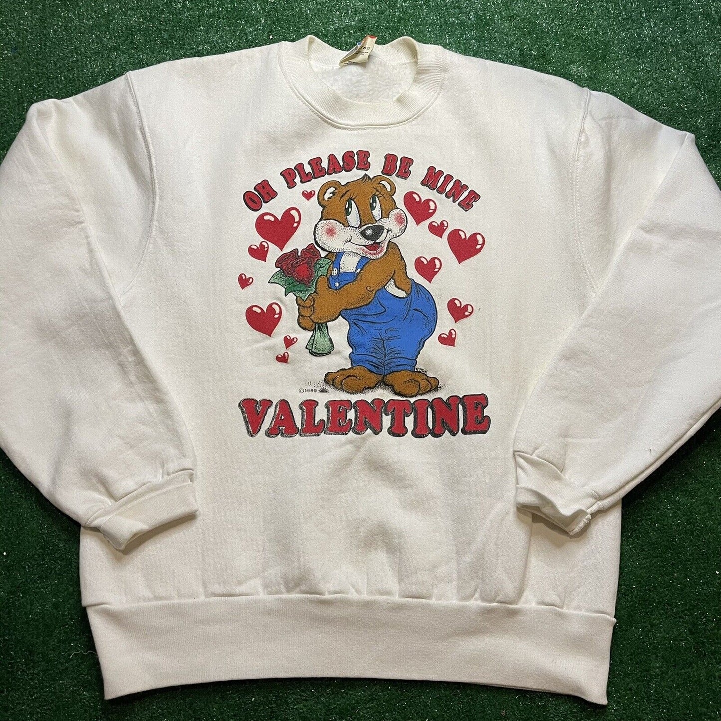 Vintage 1989 Valentines Day Crewneck Size Large