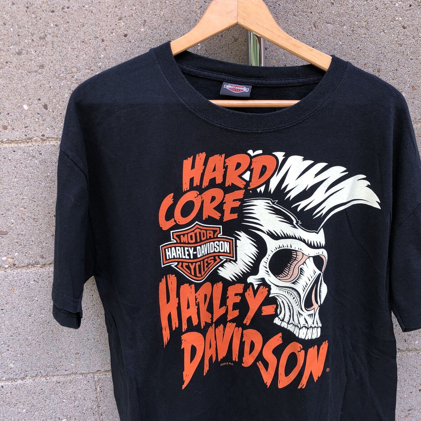 2012 Hard Core Harley Davidson Hd T Shirt Size Large
