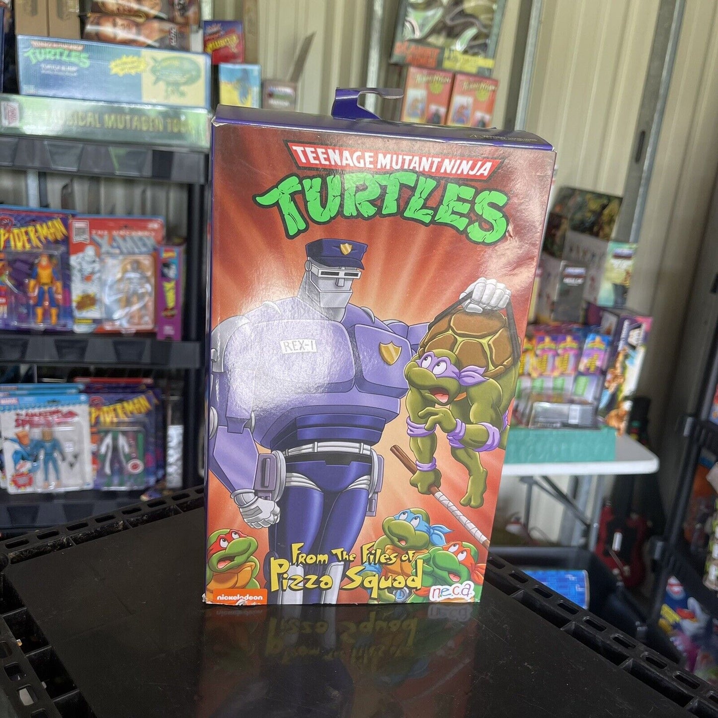 Teenage Mutant Ninja Turtles - Cartoon Ultimate Rex-1, 7" Figure NECA  Box Wear!