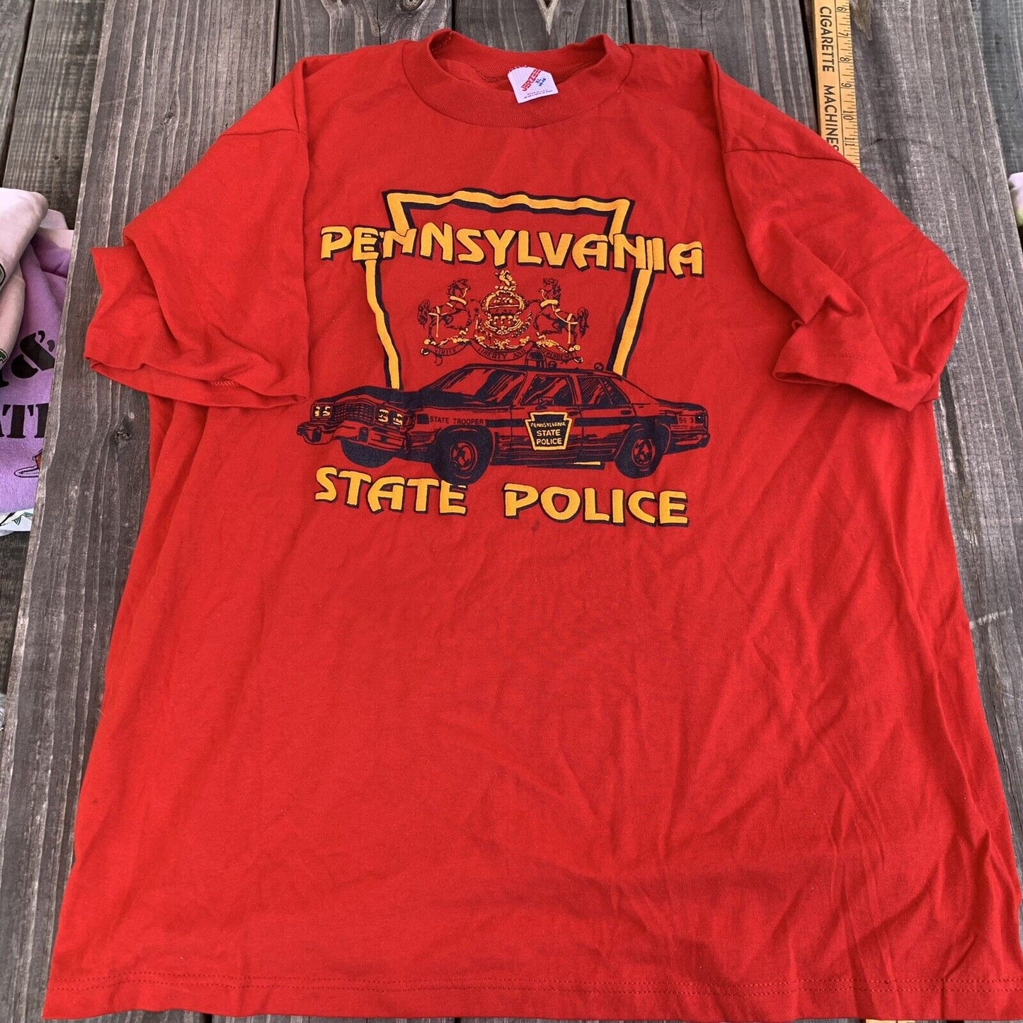 Vintage Pennsylvania State Police T Shirt Size Xl