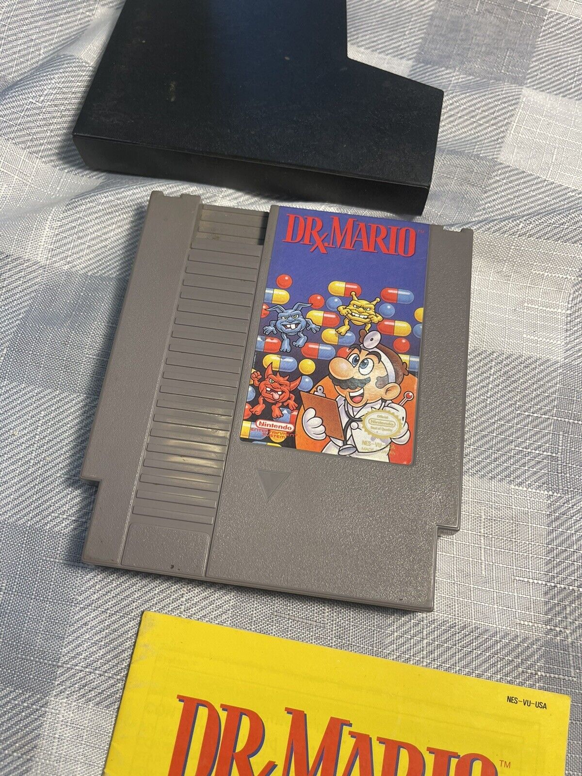 Dr. Mario (Nintendo NES, 1990) Authentic w/ Manual Tested & Works