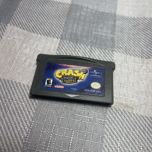 Crash Bandicoot 2: N-Tranced Authentic Nintendo Game Boy Advance GBA N Tranced