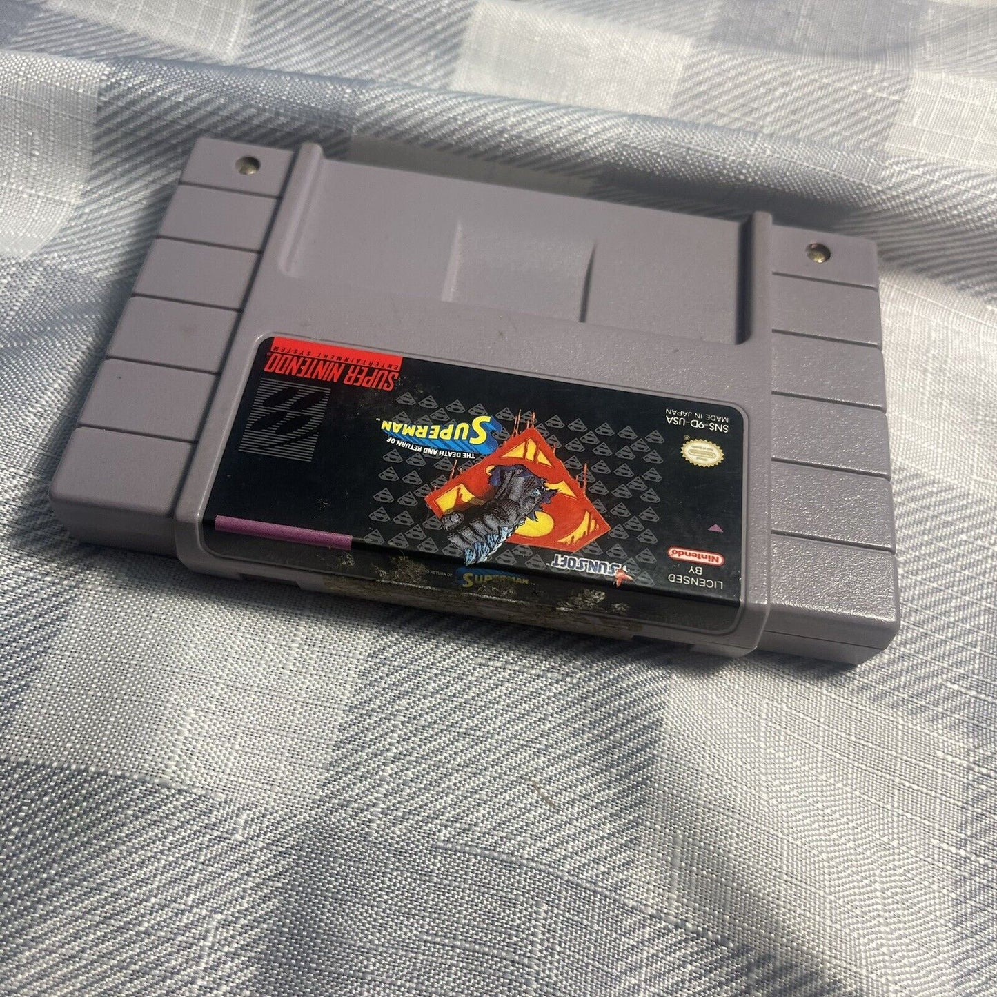 The Death & Return of Superman SNES Game