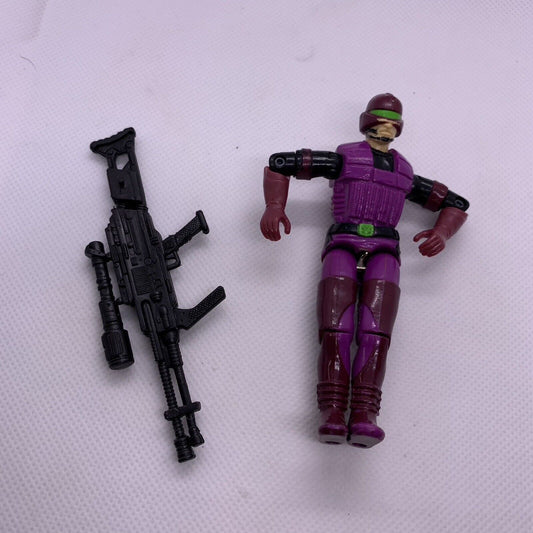 Vintage GI Joe Action Figure 1990 SAW Viper with Accessories