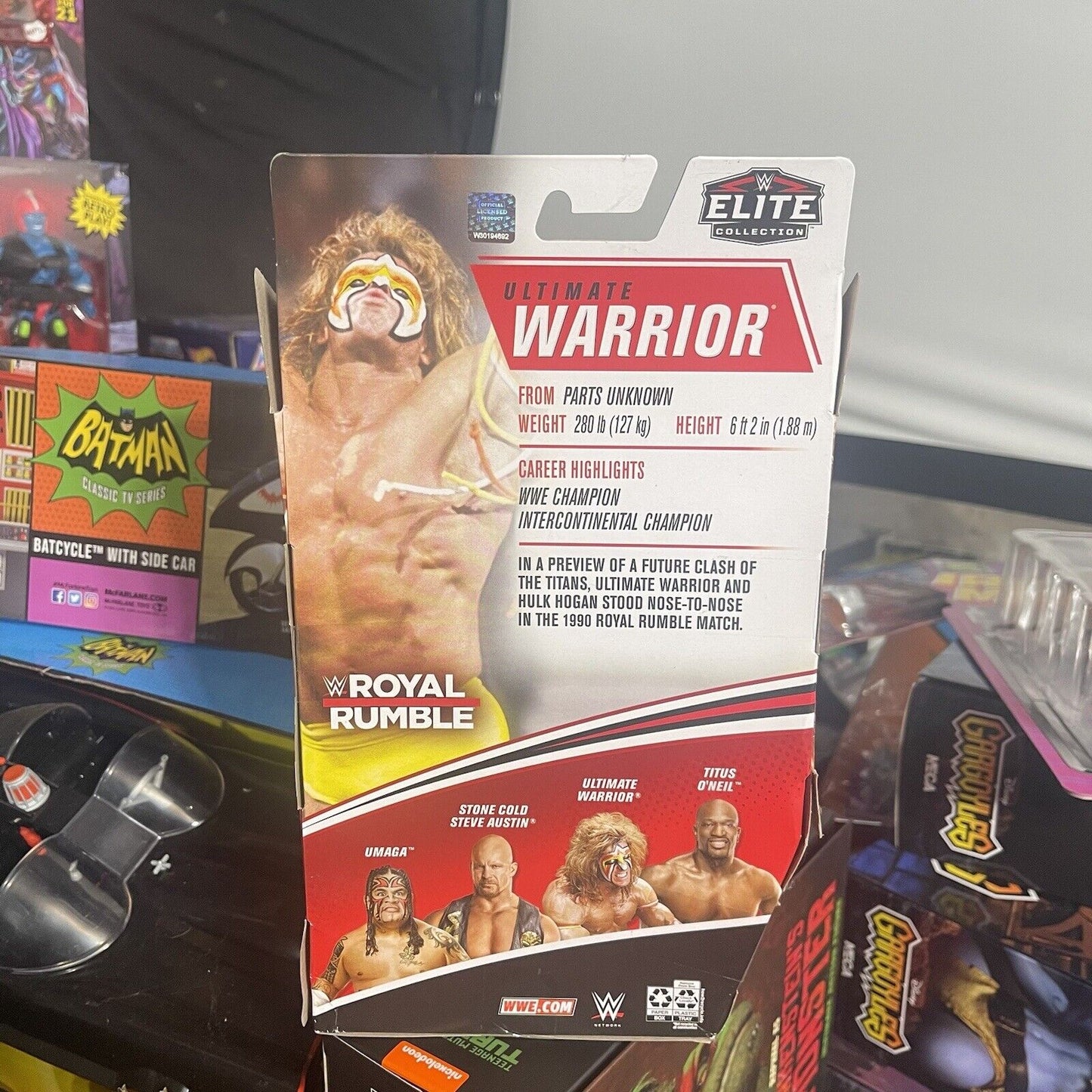 WWE Elite Target Exclusive Royal Rumble Ultimate Warrior Figure