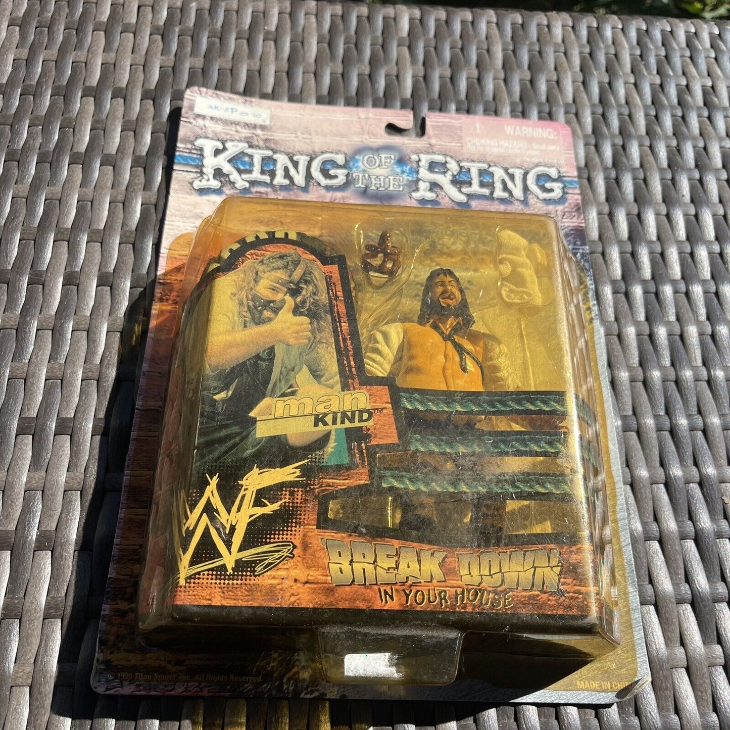 MANKIND WWF KING OF THE RING  1999 SEALED ACTION FIGURE